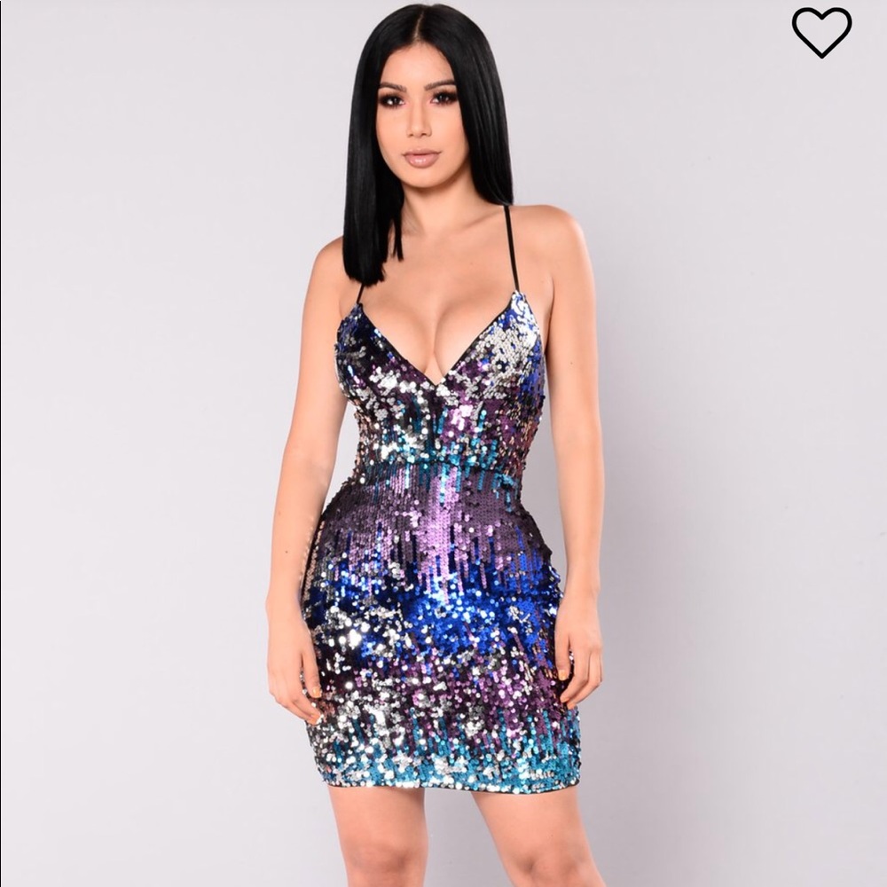 Fashion Nova sequin dress